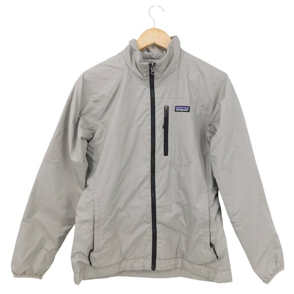 Patagonia Women's Gray Snowbelle Quilt Reversible High Neck Liner Jacket‎ Size S - Picture 1 of 6